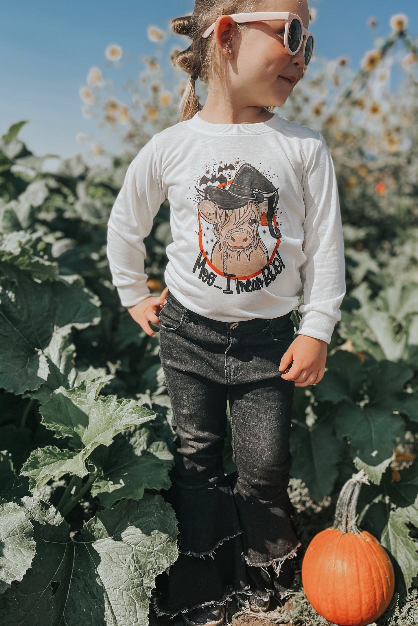 the Moo, I Mean |BOO| onesie + tee (short or long sleeved)