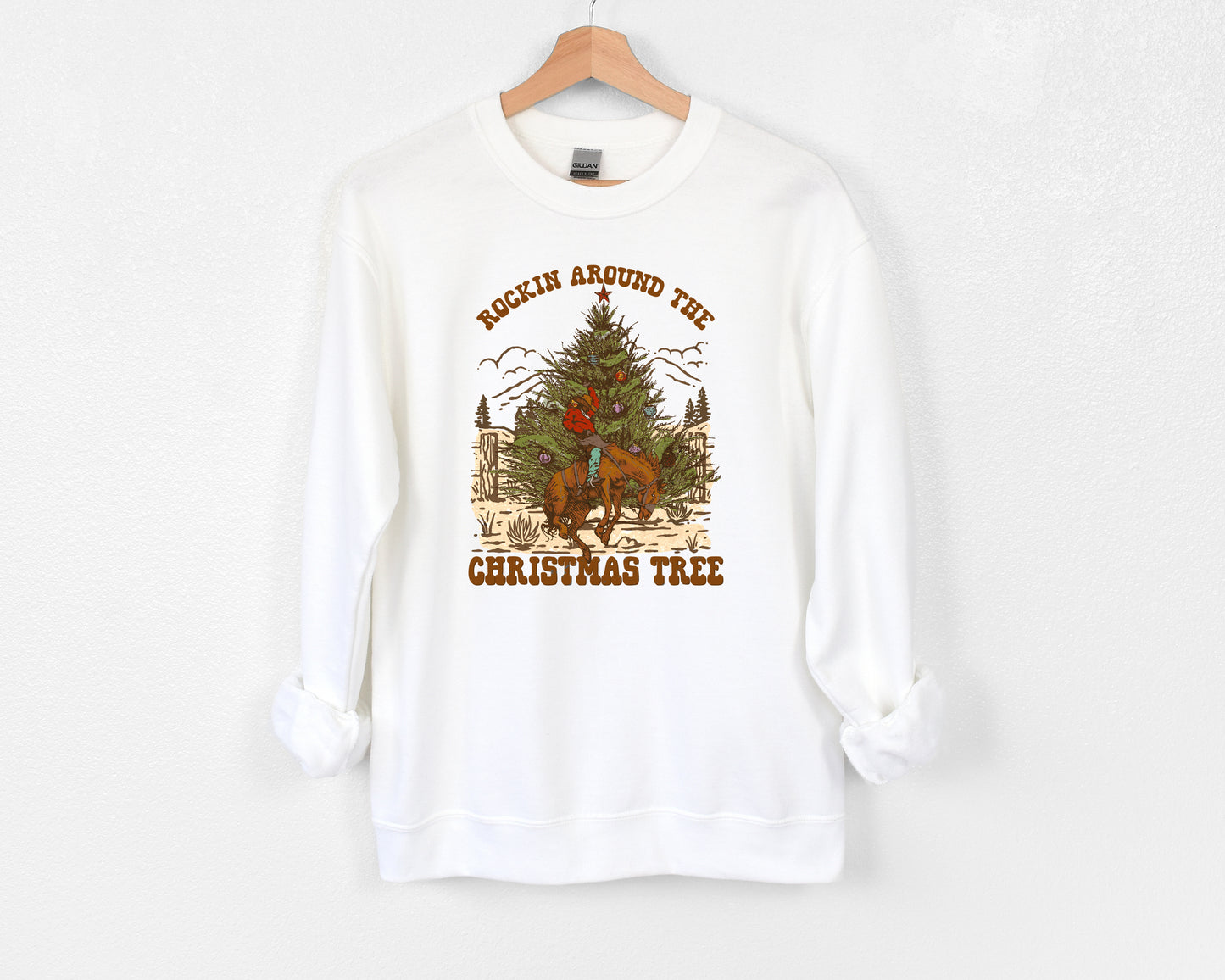 the Rocking around the |Christmas| tree pullover {littles}