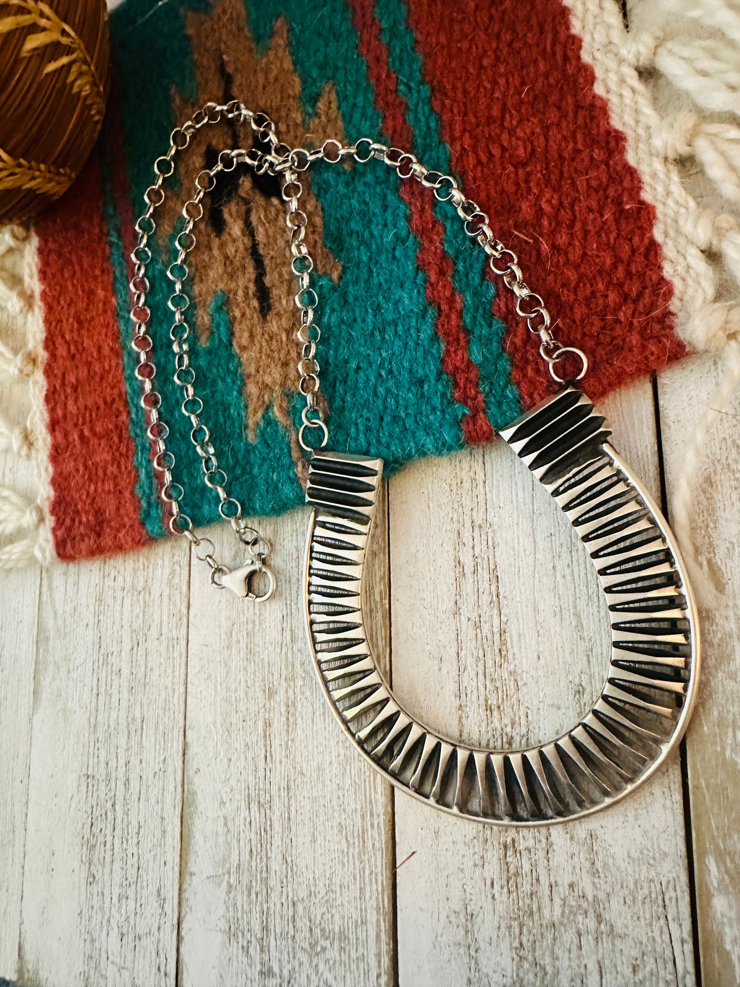 Navajo Horseshoe Necklace
