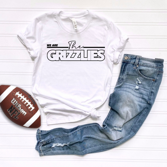 the We are the |Grizzlies| [black+white] {adults}