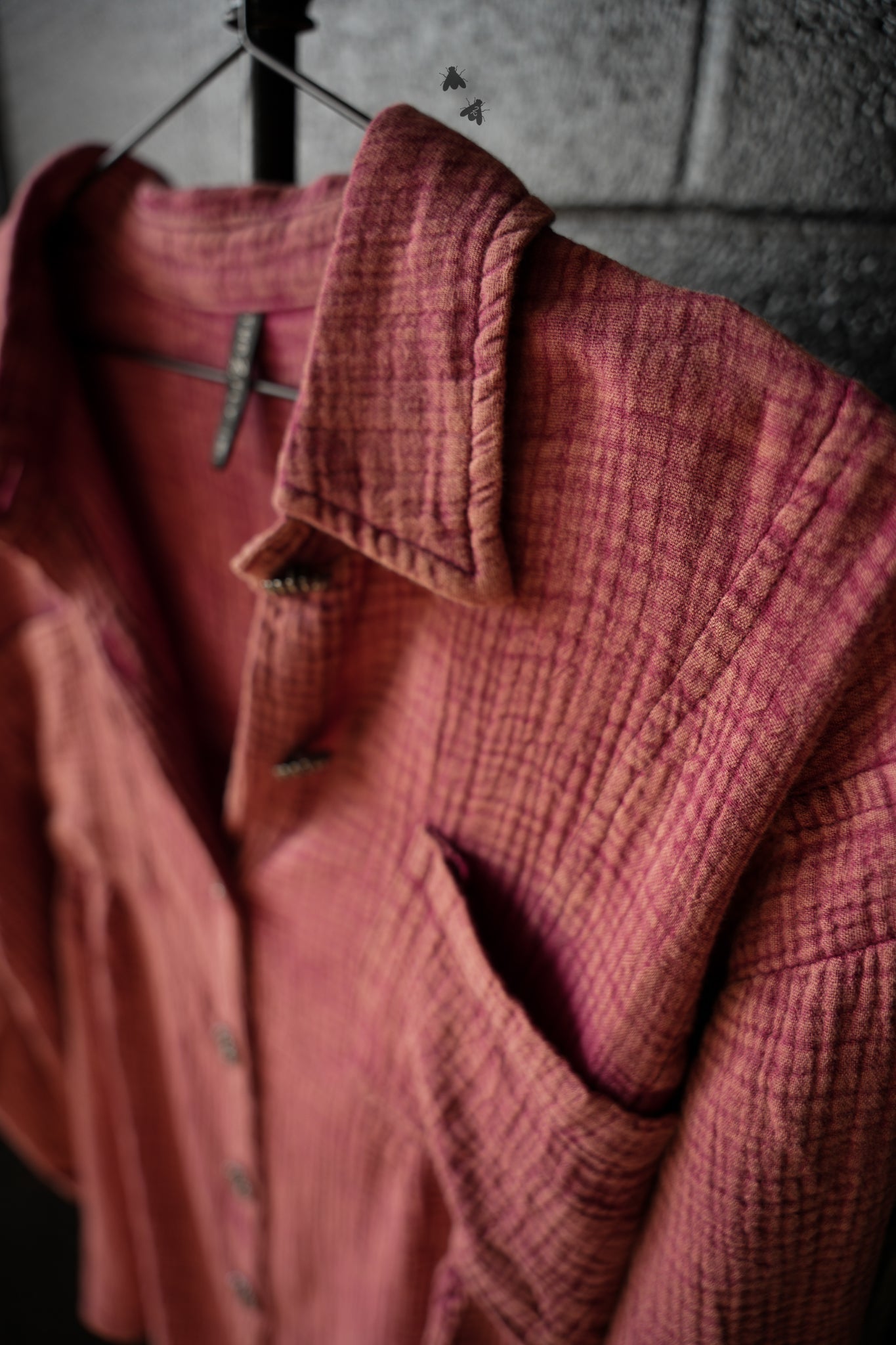 the |Sangria| button up