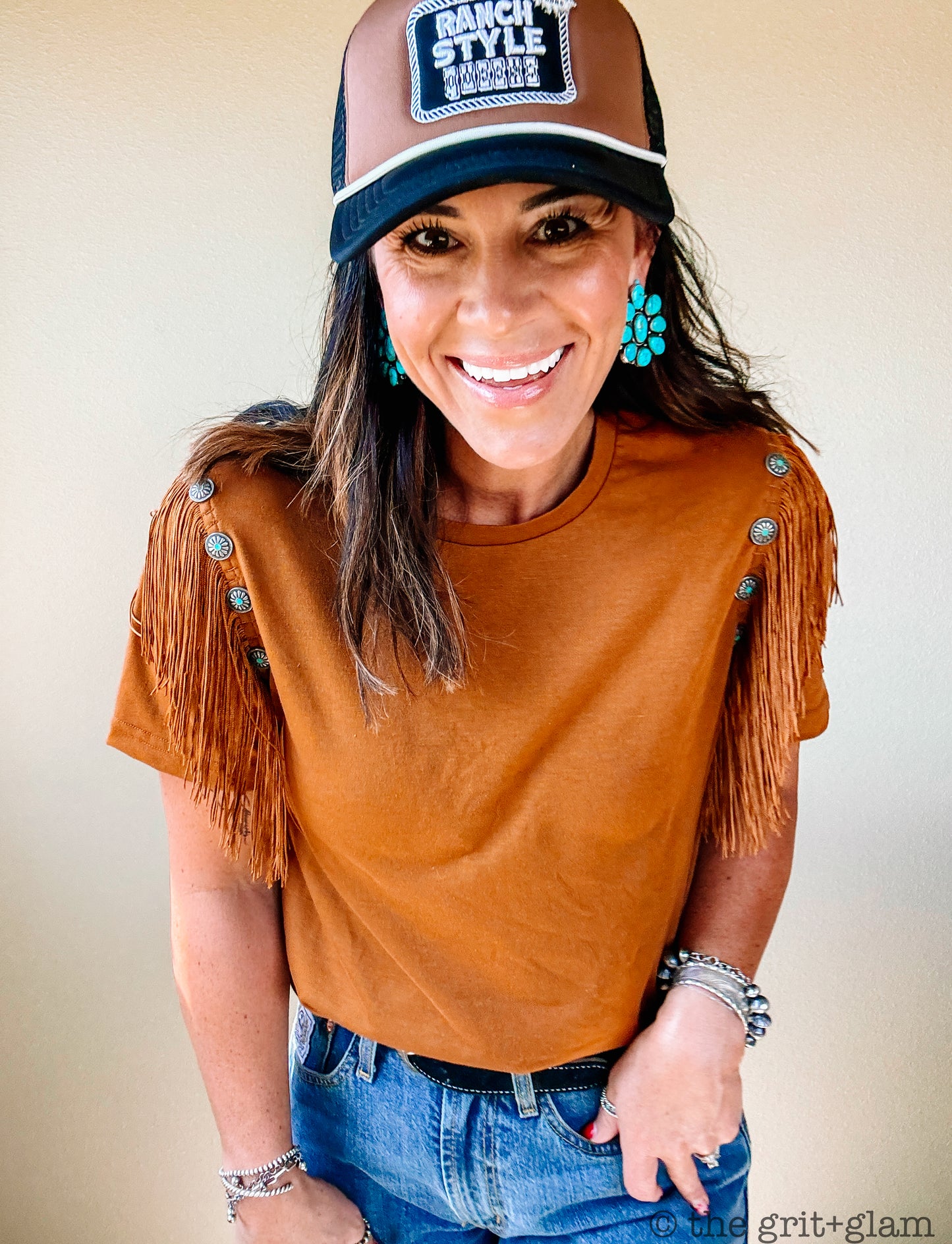 the Get |Fringey| tee {ladies}
