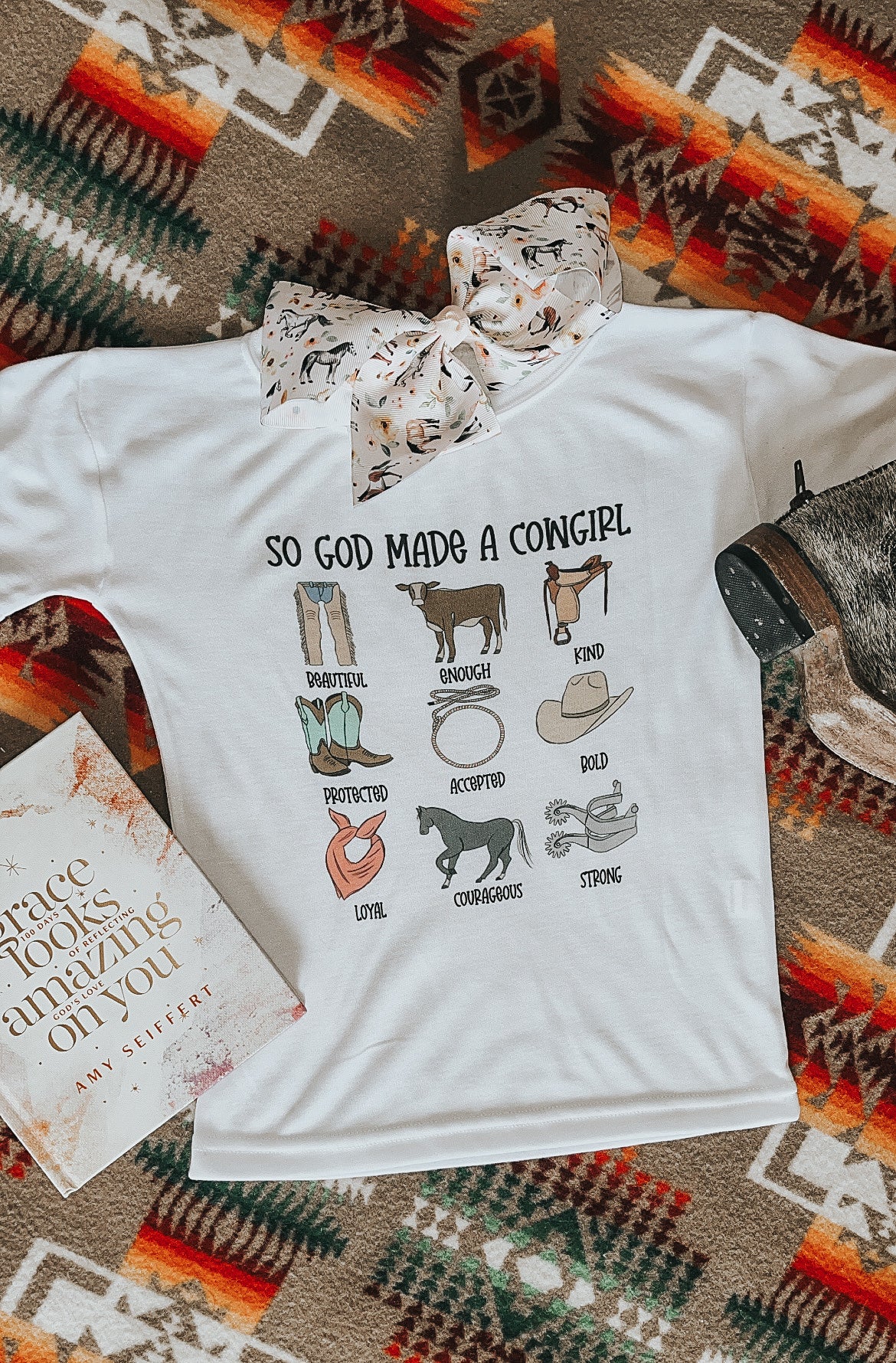 the So God Made a |CowGirl| tank or tee