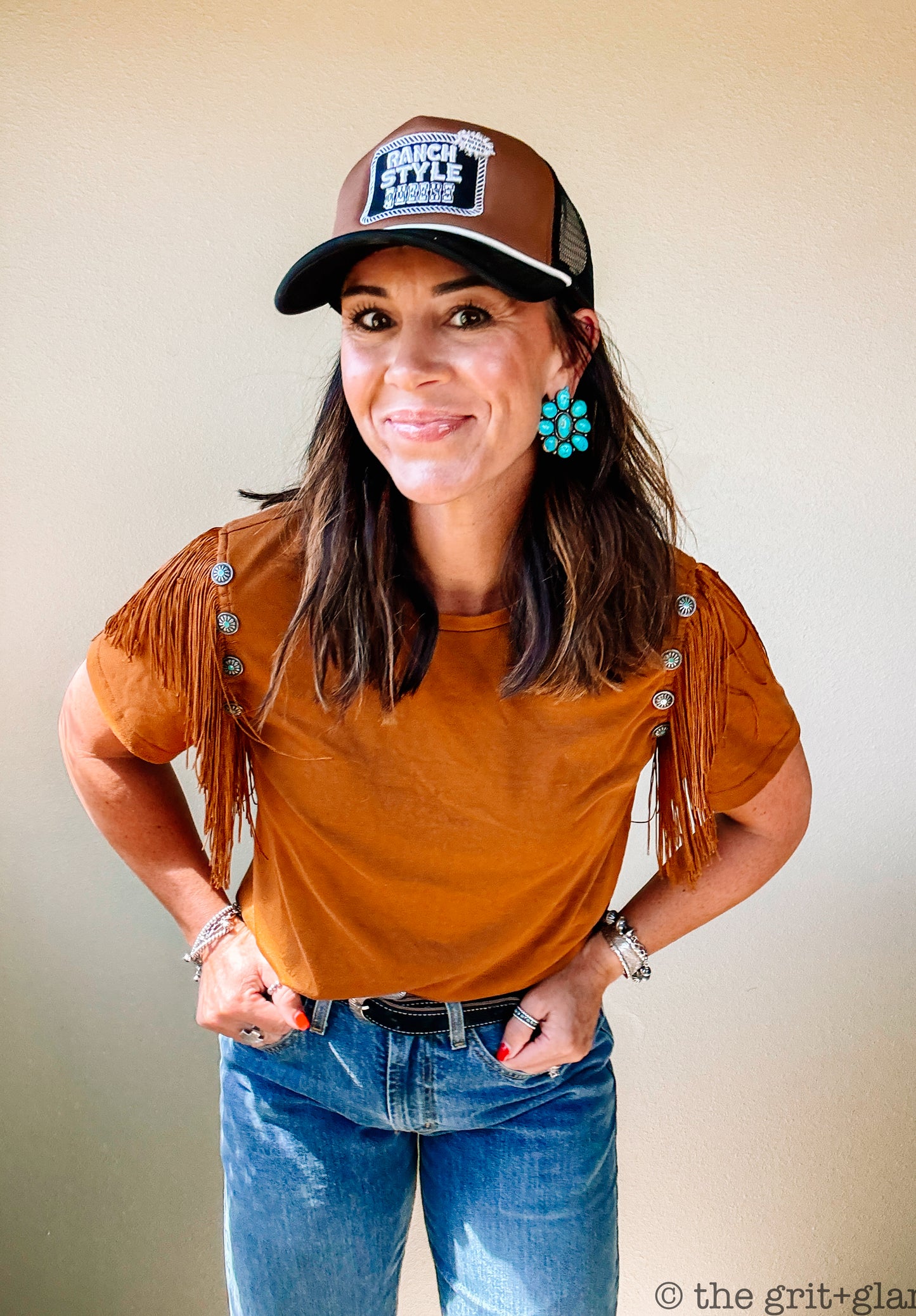 the Get |Fringey| tee {ladies}