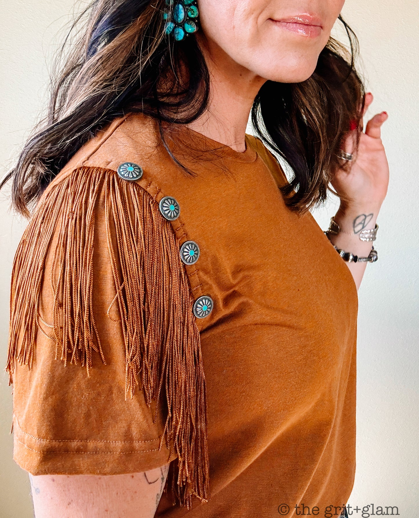 the Get |Fringey| tee {ladies}