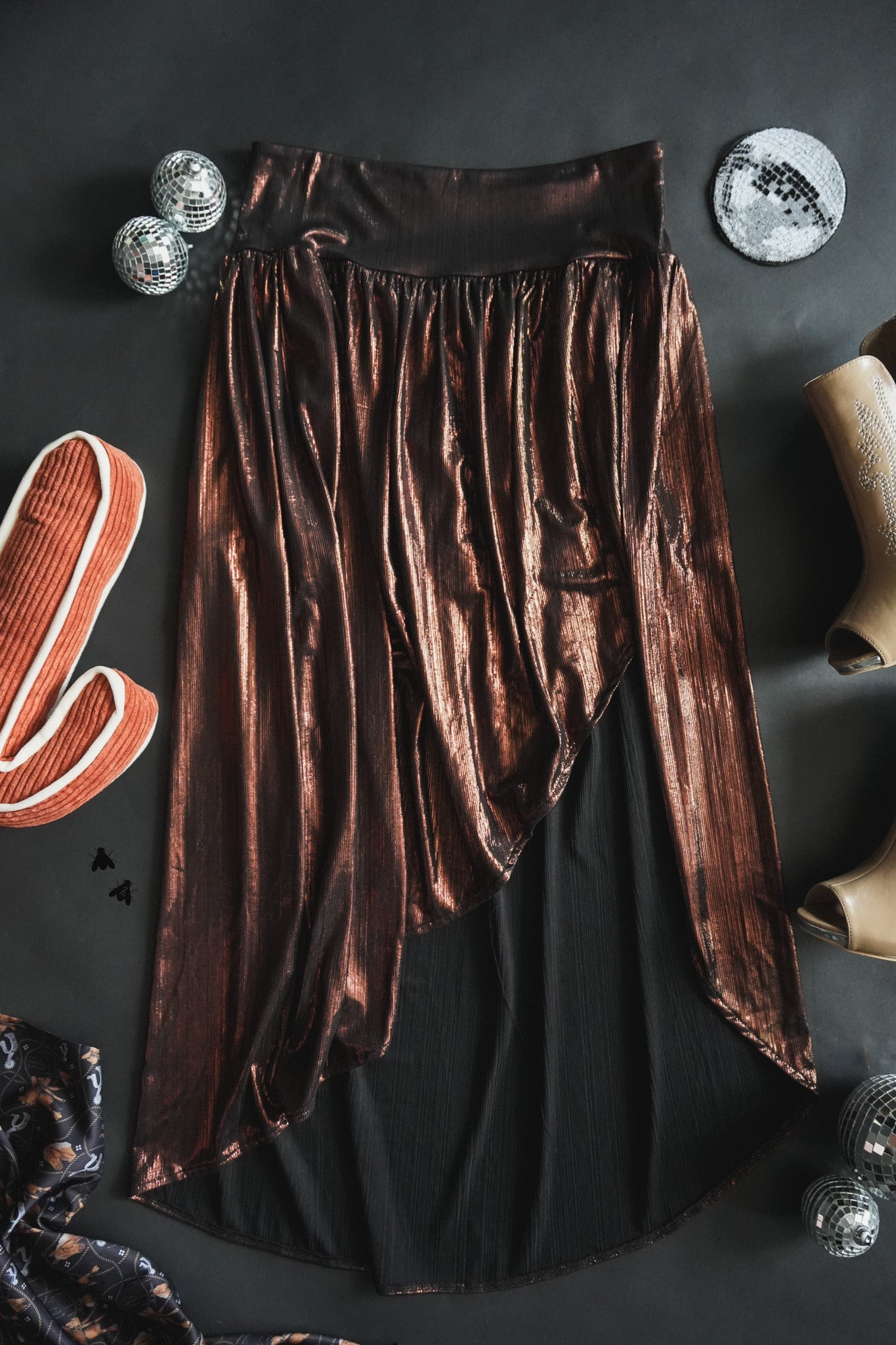 the Charged |UP| skirt {copper}