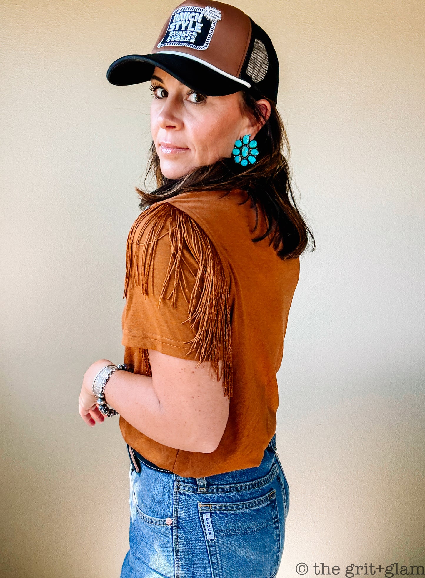 the Get |Fringey| tee {ladies}