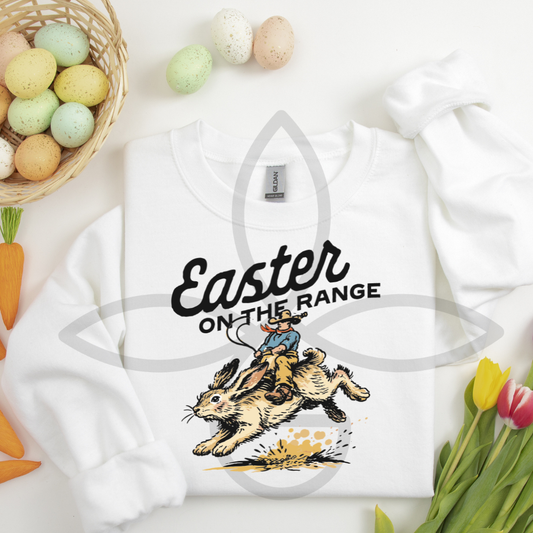 the Easter on the |Range| onesie + tee