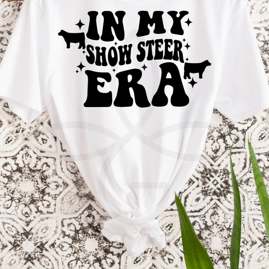 the Show |Steer| Era onesie + tee