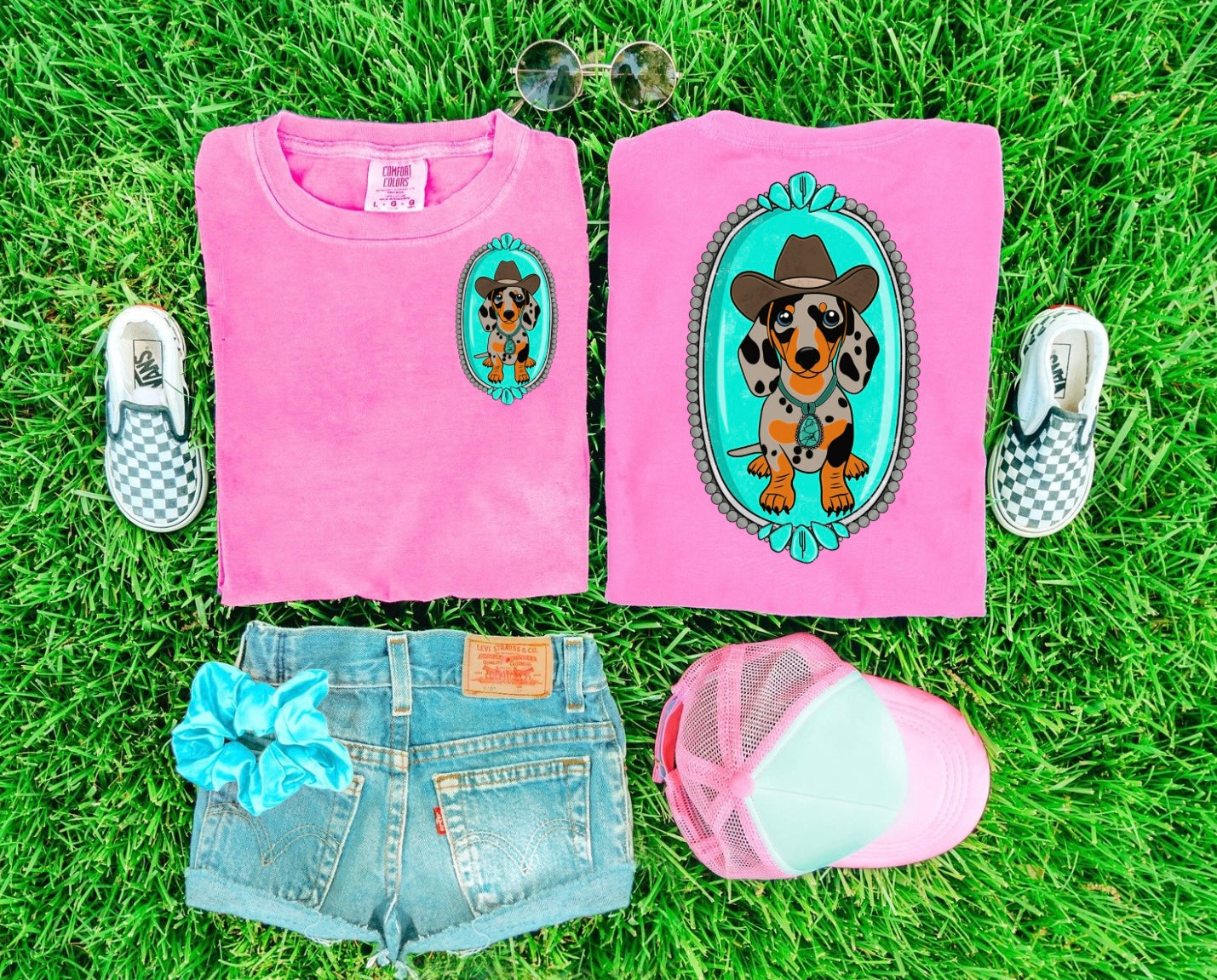 the Western Ween' Pink Tee {littles + ladies}