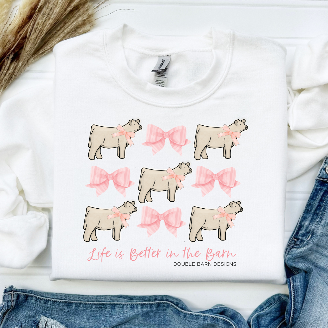 the Life is |Better| in the Barn {kids} {Cattle or pigs}