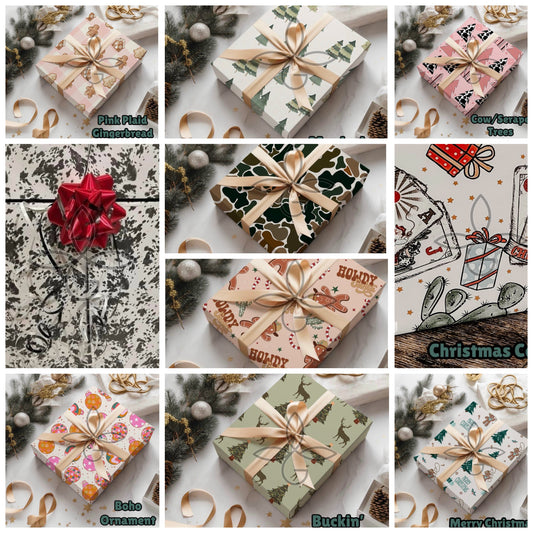 the Western Christmas |Wrapping| Paper