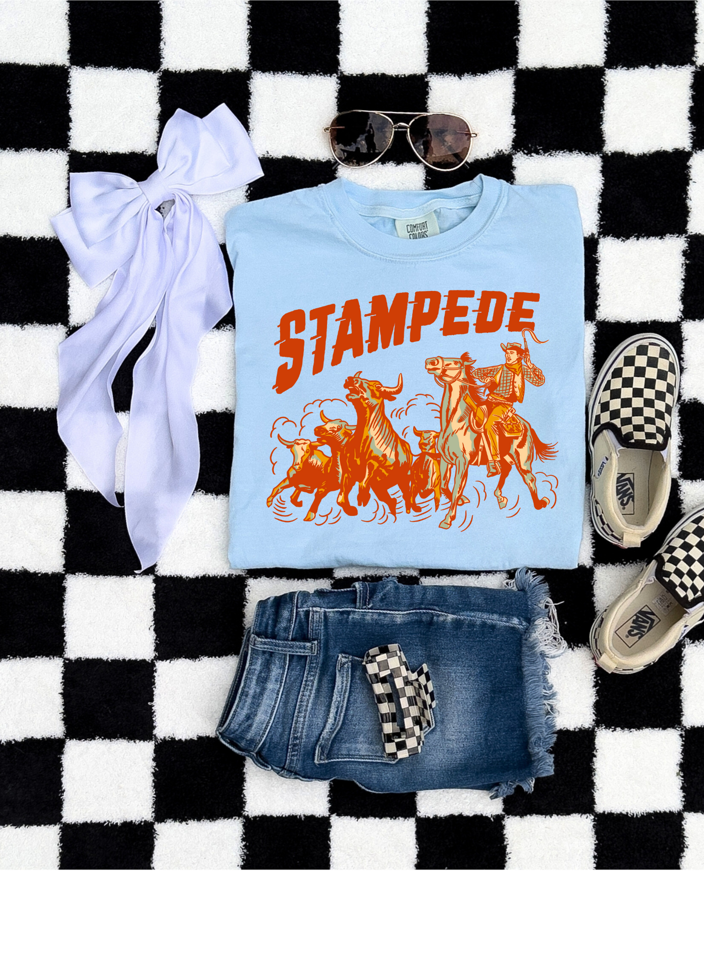 the Stampede Tee {littles + ladies}