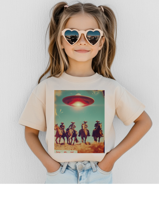 the Cowboys N Aliens Tee {littles + ladies}