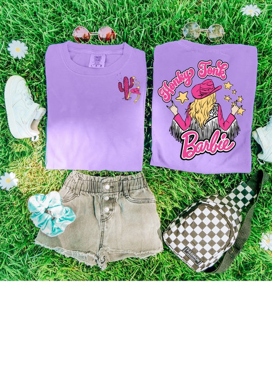 the Honky Tonk Barbie Tee {littles + ladies}