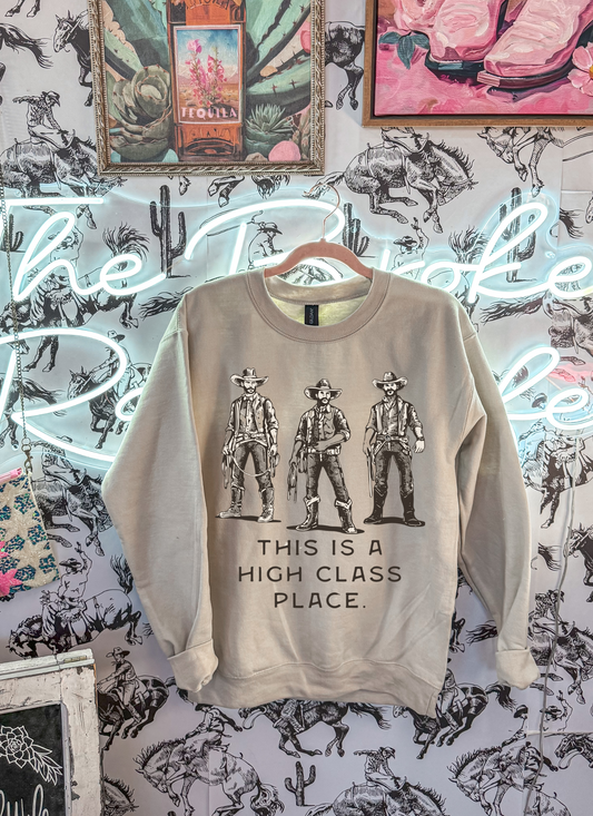 the High Class crewneck {ladies}