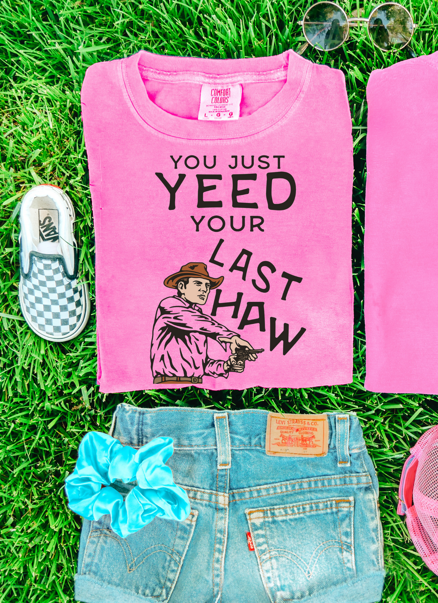 the Yeed Your Last Haw tee {littles + ladies}