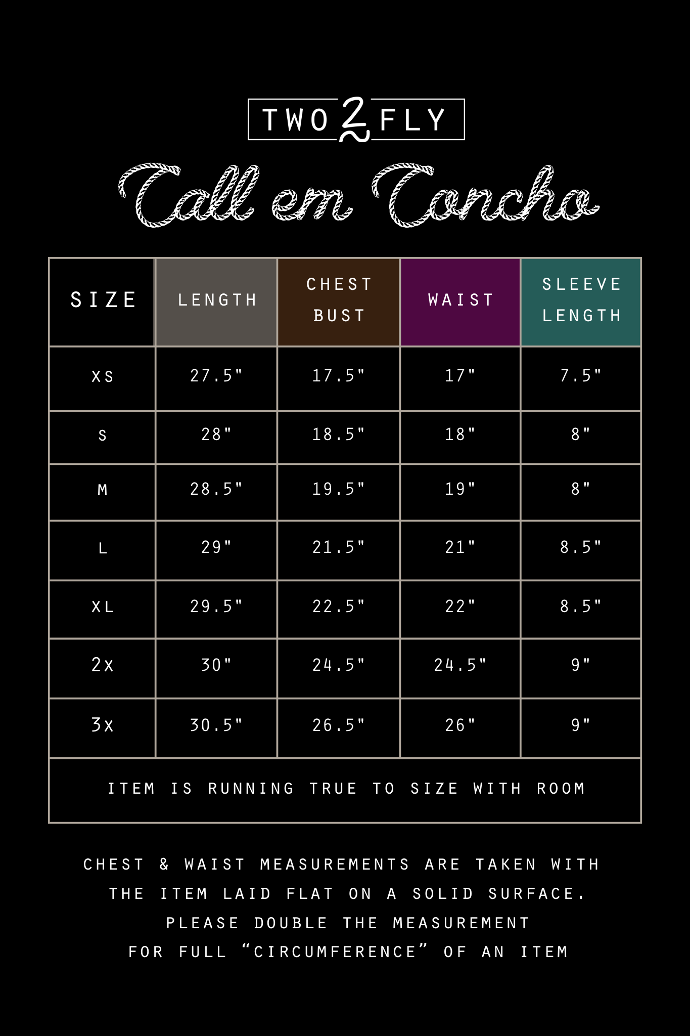 the Call Em |Concho| top