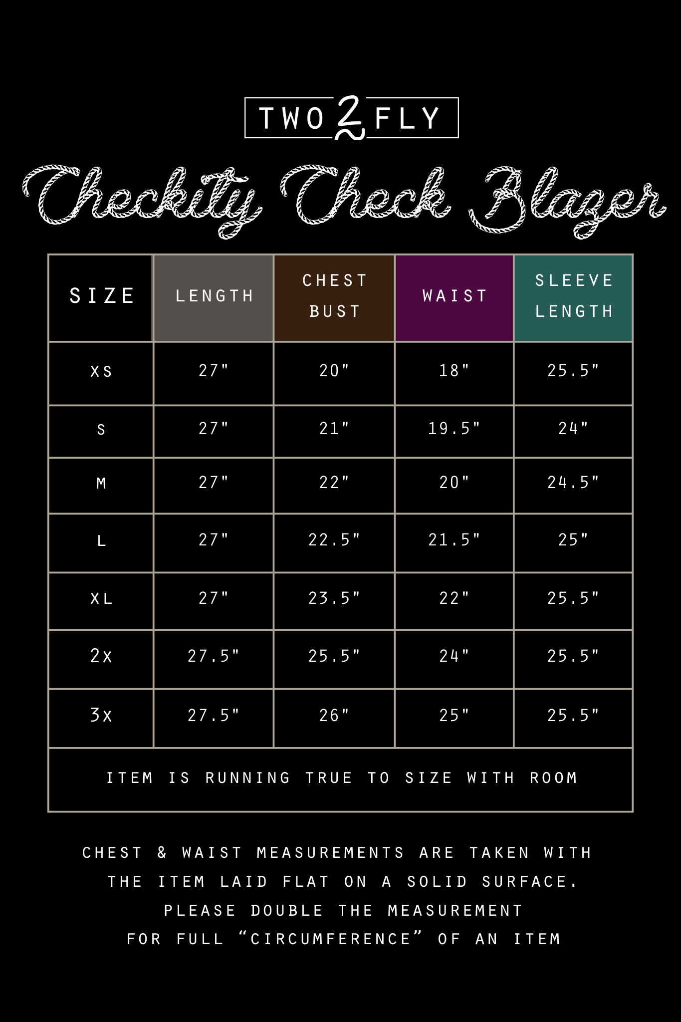 the Checkity |Check| blazer