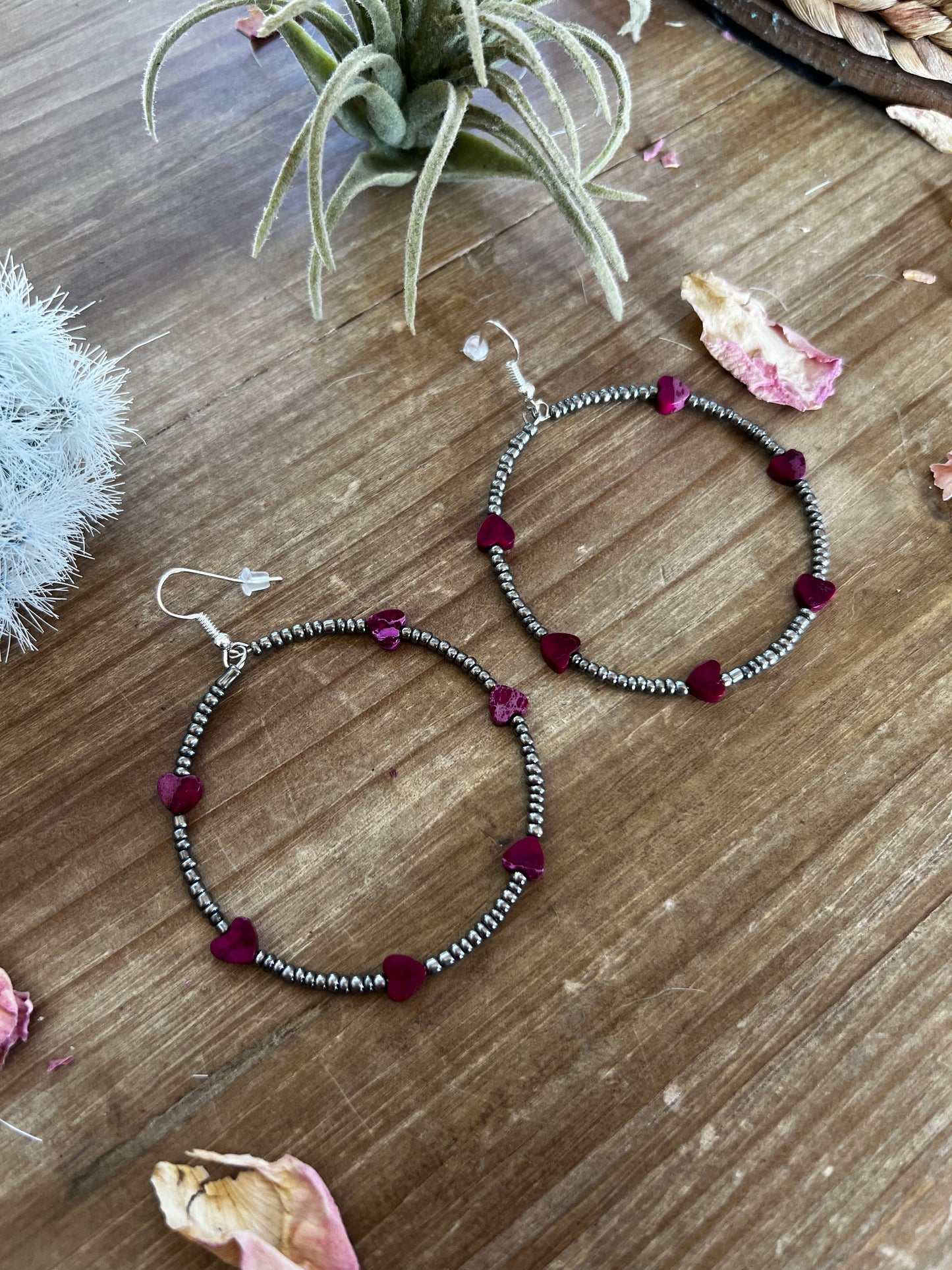 the |Kit| Pink/Purple + Silver Hoops