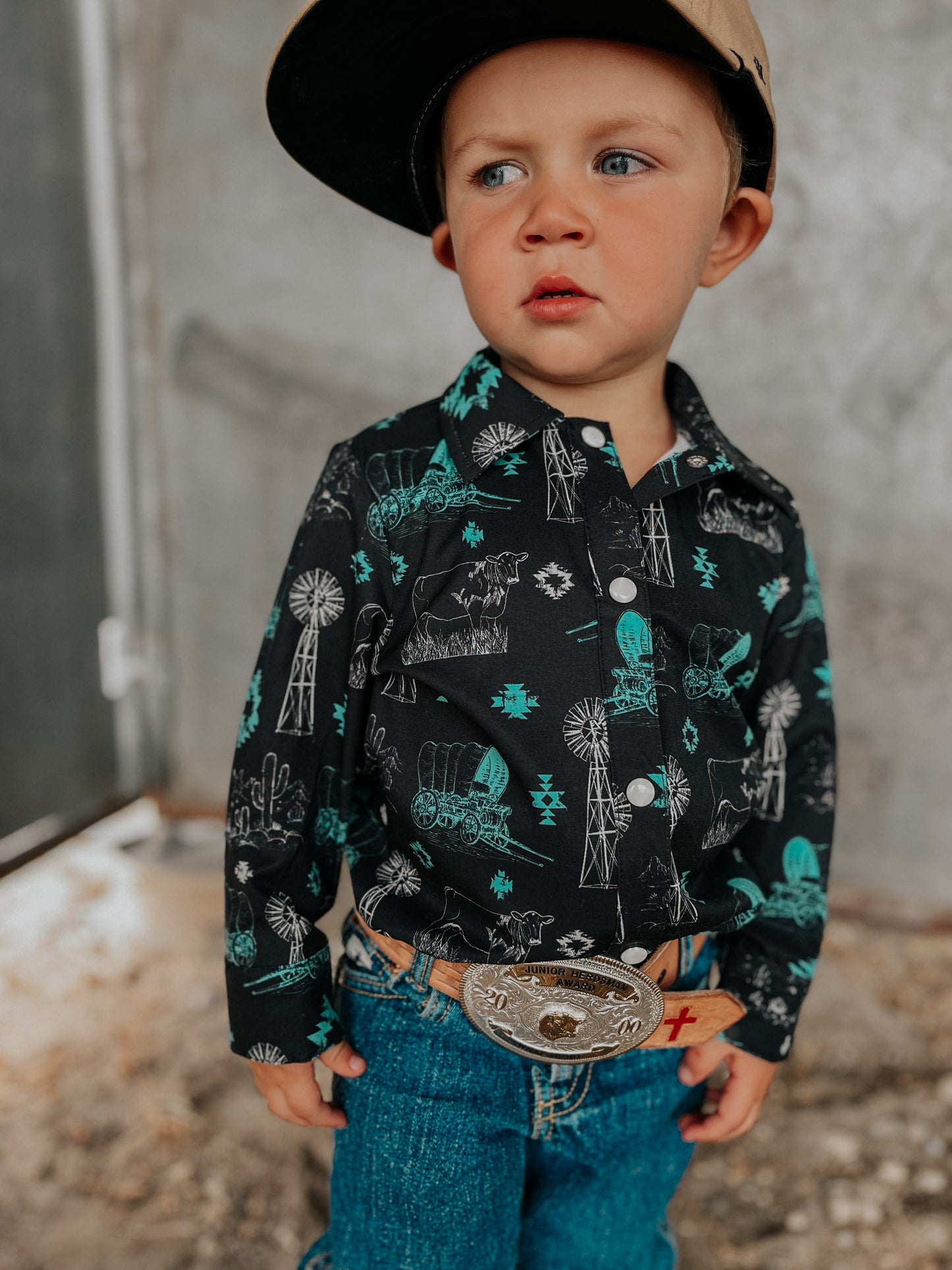 the |Ranchy| button up- littles