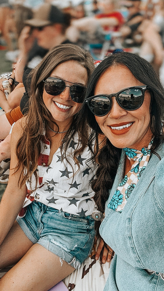 the Off The |Wall| Turquoise Twilly