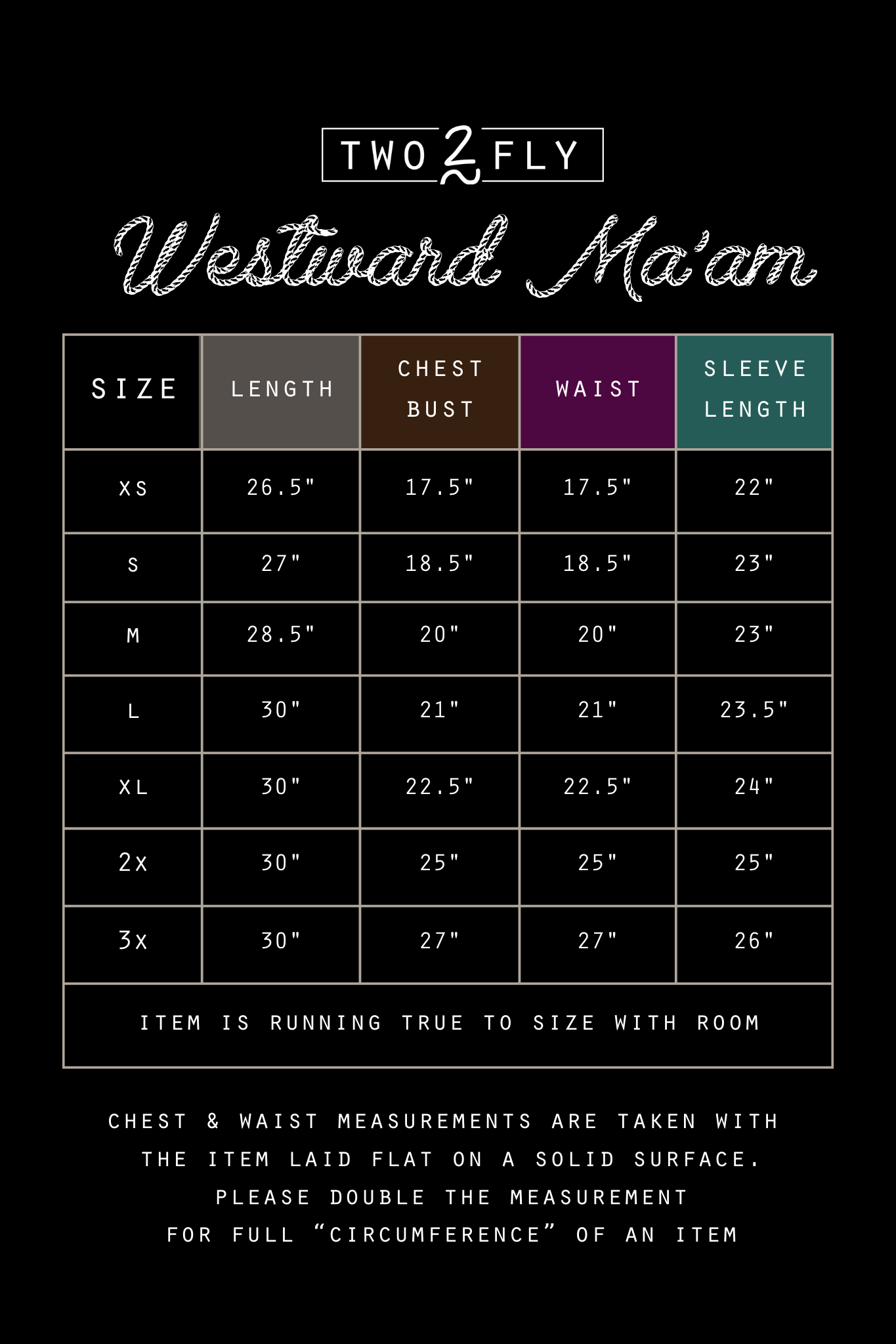 the Westward |ma'Am| button up