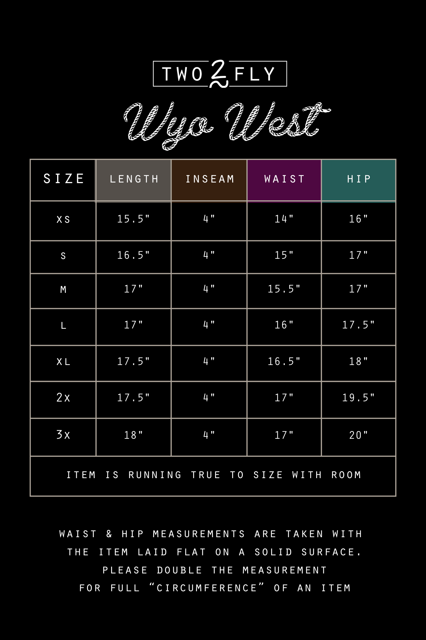 the Wyo |West| shorts