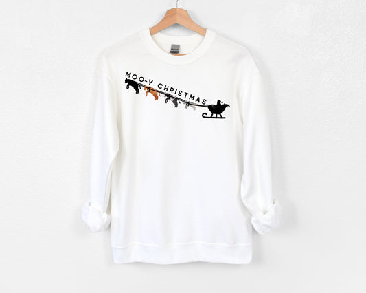 the Moo-y |Christmas| raglan