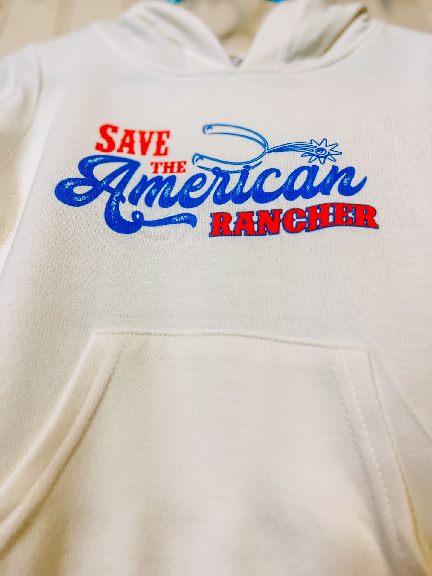 the Save the |American| Rancher hoodie