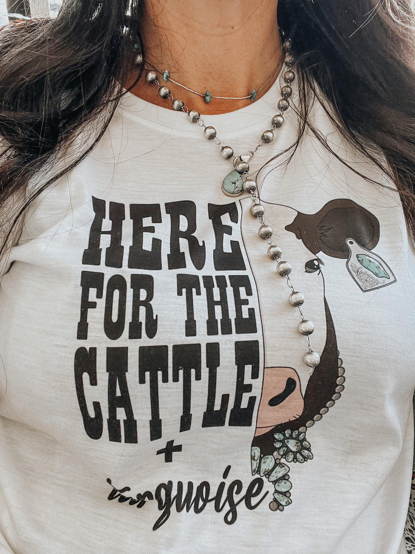 the Here for the Cattle + |Turquoise| ladies