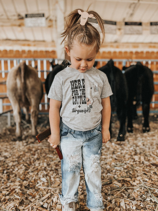 the Here for the Cattle + |Turquoise| big kids
