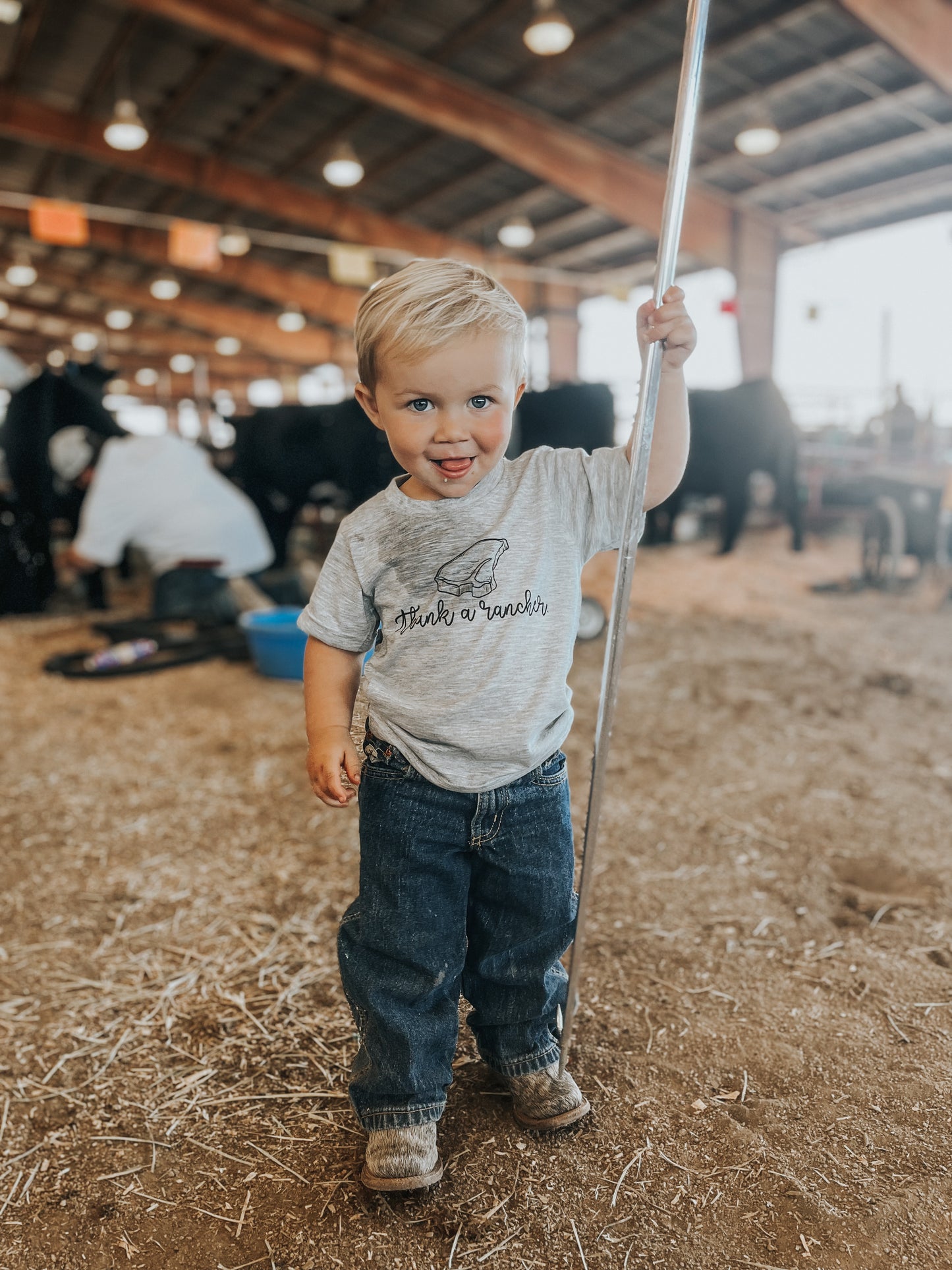 the Thank a |Rancher| onesie + tee (options)