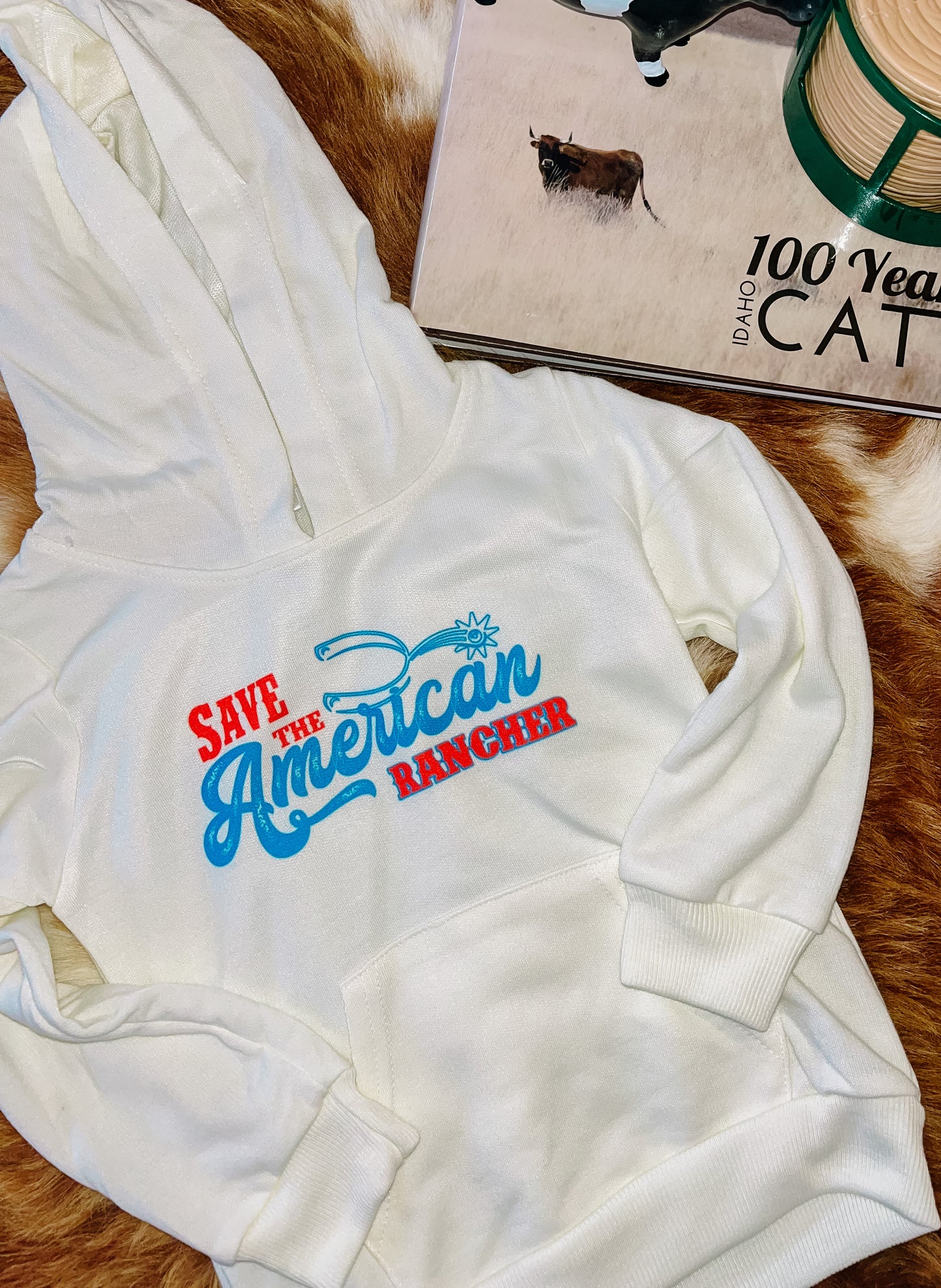 the Save the |American| Rancher hoodie