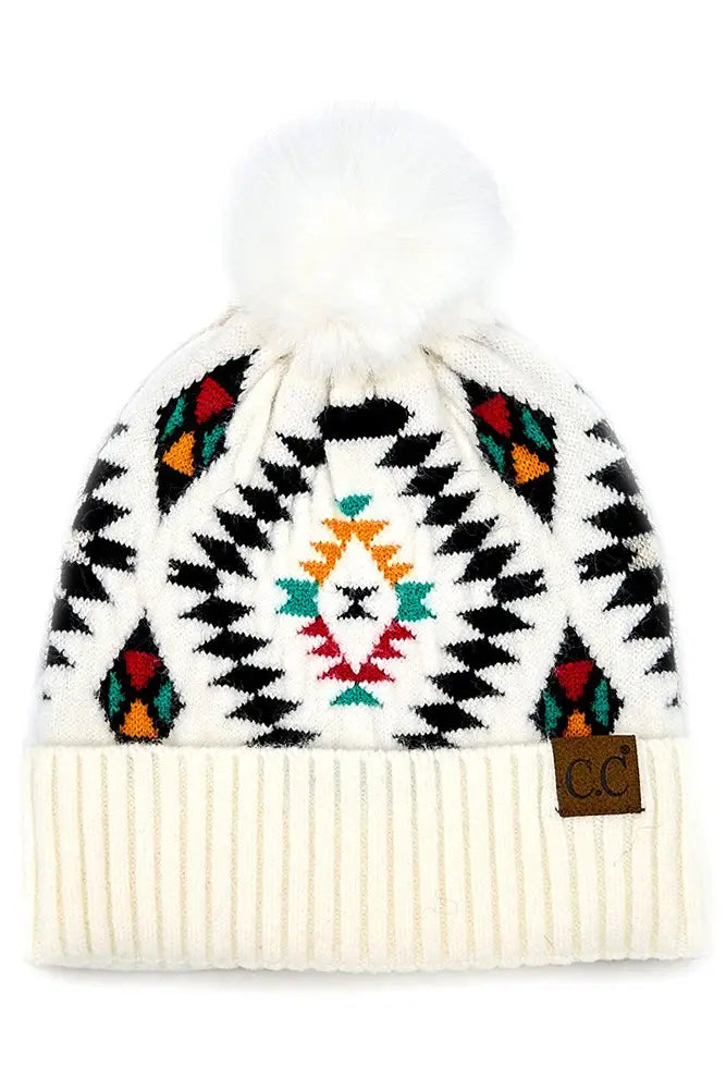 the |Darby| Aztec beanie KIDS-color options